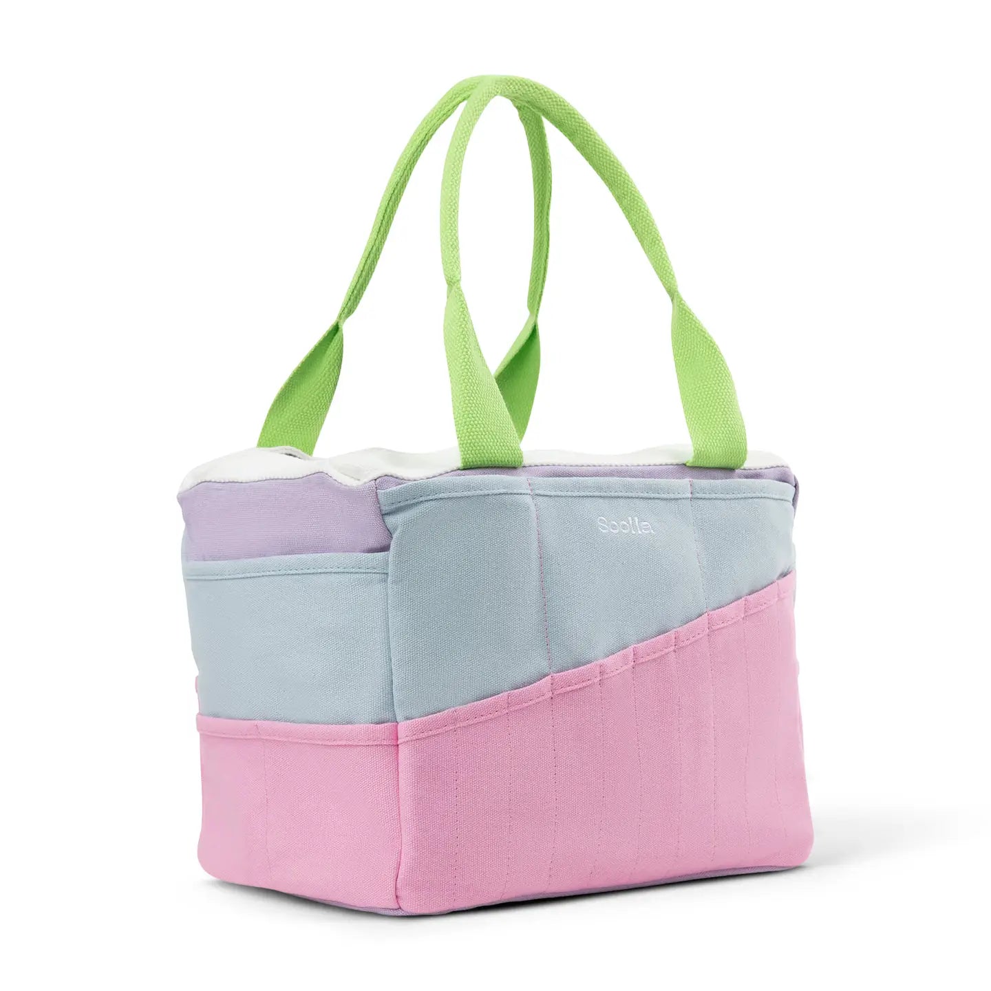 Soolla Studio Artist Bag, 80's Windbreaker, Art Supply Tote Bag
