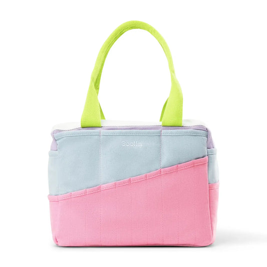 Soolla Studio Artist Bag, 80's Windbreaker, Art Supply Tote Bag