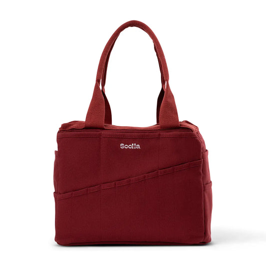 Soolla Studio Artist Bag, Sangria, Art Supply Tote Bag