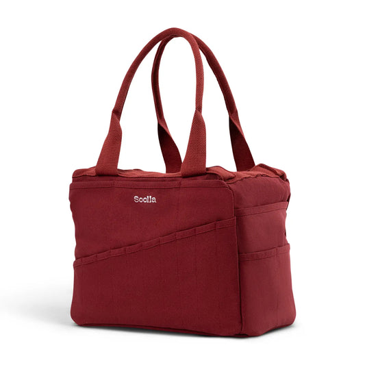 Soolla Studio Artist Bag, Sangria, Art Supply Tote Bag