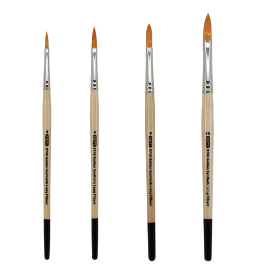 Student Golden Synthetics Extended Filberts: AS-10