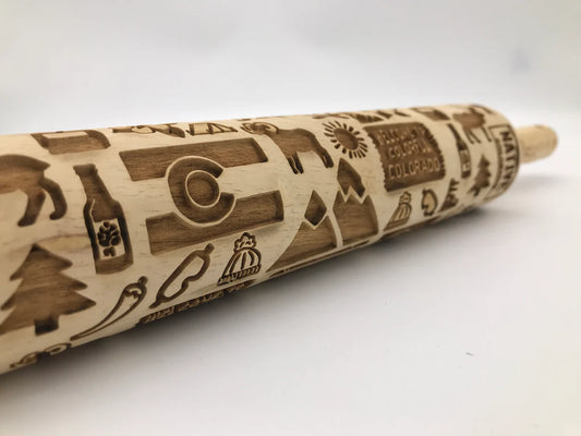 Rolling Pin: Colorful Colorado
