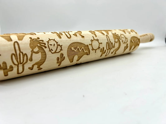Rolling Pin: Kokopelli