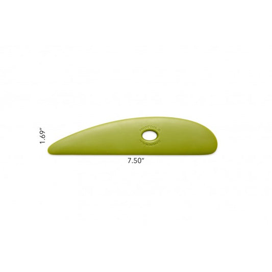 Small Platter Polymer Rib- Green Medium
