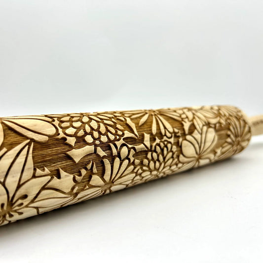 Rolling Pin: Bursting Bouquet