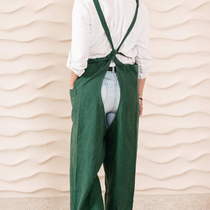 LINENQ Apron- Green