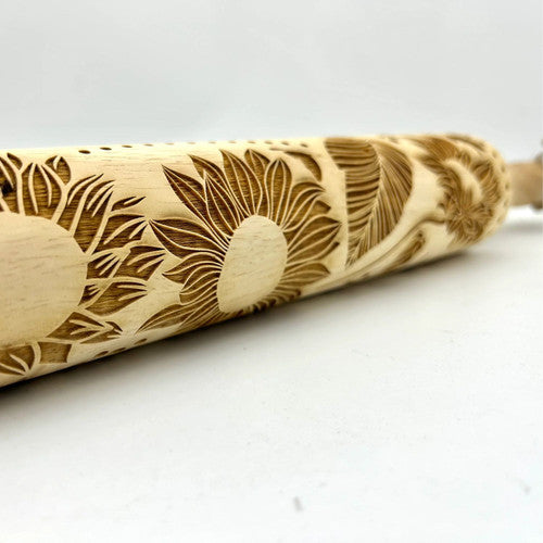Rolling Pin: Sunflowers