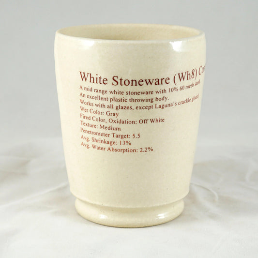 White Stoneware - Cone 6 Clay